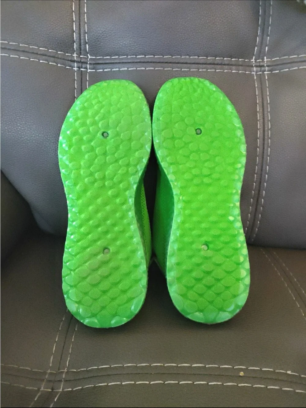 PONY PP2-Yasso Ladies Knit Running Sneakers - Lime Green (US 7.5 / EUR 39)